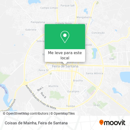 Coisas de Mainha mapa