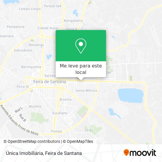 Única Imobiliária mapa