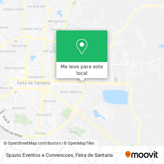 Spazio Eventos e Convencoes mapa