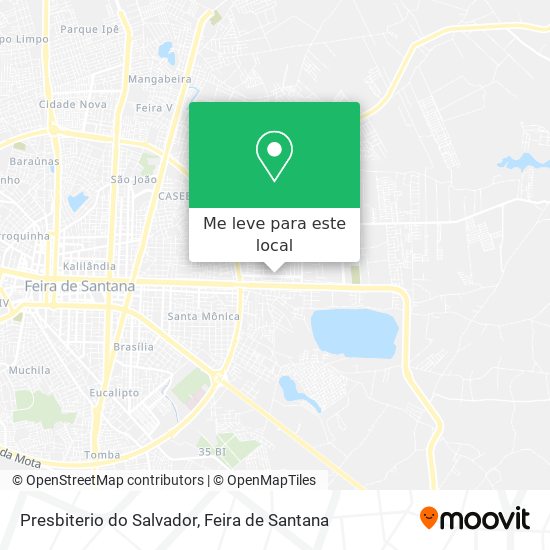 Presbiterio do Salvador mapa