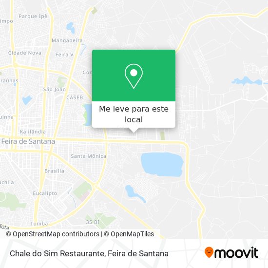 Chale do Sim Restaurante mapa