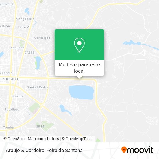 Araujo & Cordeiro mapa