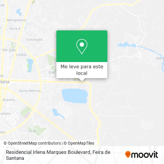 Residencial Irlena Marques Boulevard mapa