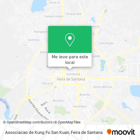 Associacao de Kung Fu San Kuan mapa