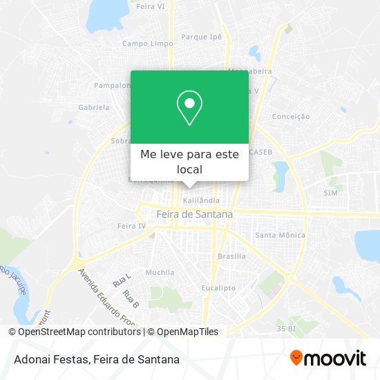 Adonai Festas mapa