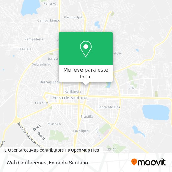 Web Confeccoes mapa