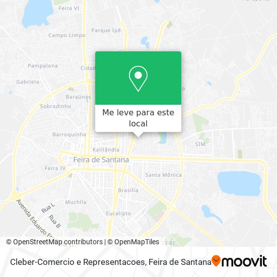 Cleber-Comercio e Representacoes mapa