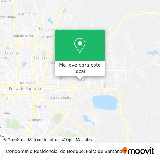 Condomínio Residencial do Bosque mapa