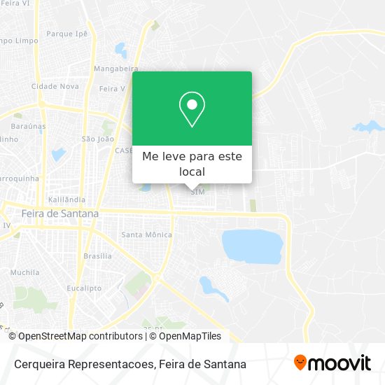 Cerqueira Representacoes mapa