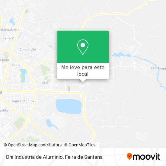 Dni Industria de Aluminio mapa