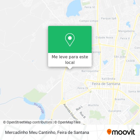 Mercadinho Meu Cantinho mapa