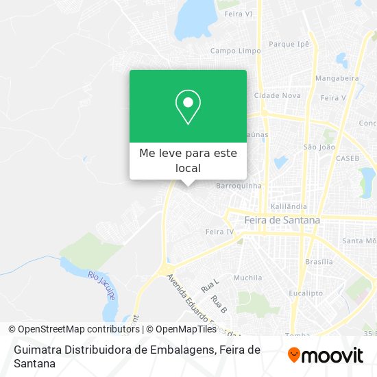 Guimatra Distribuidora de Embalagens mapa