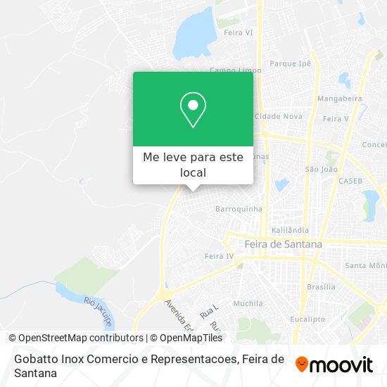 Gobatto Inox Comercio e Representacoes mapa