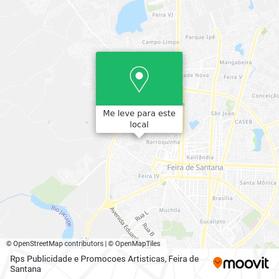 Rps Publicidade e Promocoes Artisticas mapa