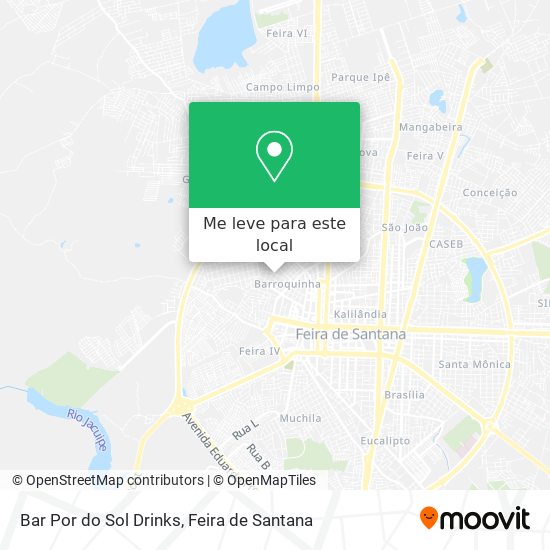 Bar Por do Sol Drinks mapa
