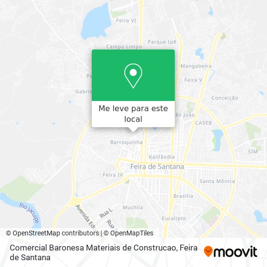 Comercial Baronesa Materiais de Construcao mapa