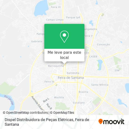 Dispel Distribuidora de Peças Elétricas mapa