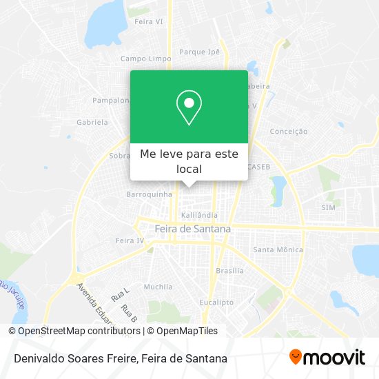 Denivaldo Soares Freire mapa