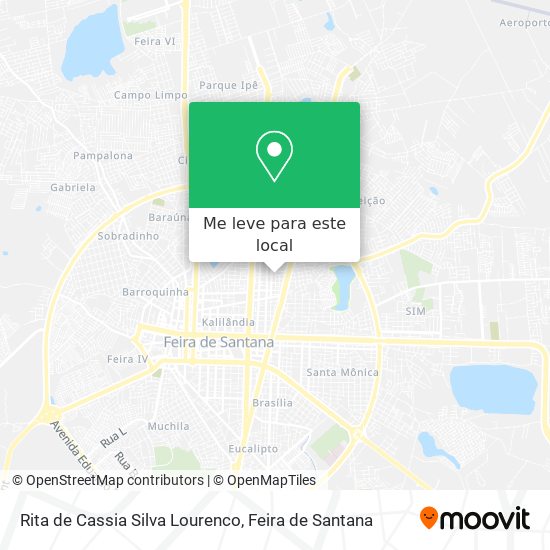 Rita de Cassia Silva Lourenco mapa