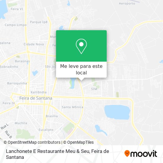 Lanchonete E Restaurante Meu & Seu mapa