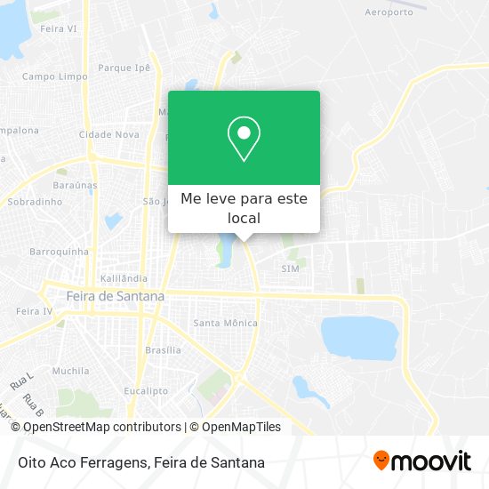 Oito Aco Ferragens mapa