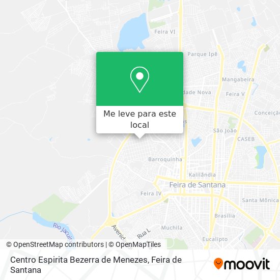 Centro Espirita Bezerra de Menezes mapa