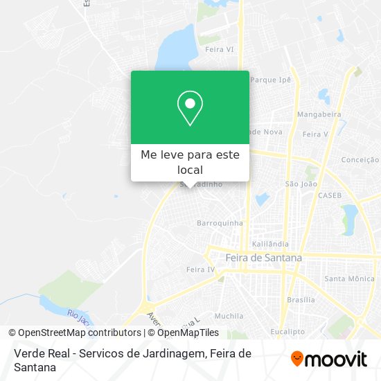 Verde Real - Servicos de Jardinagem mapa