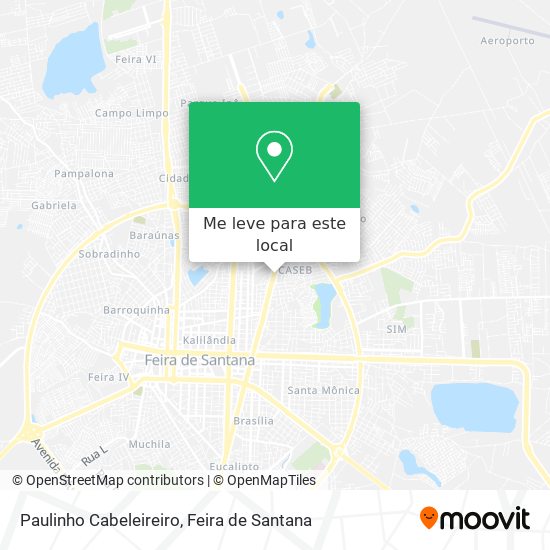 Paulinho Cabeleireiro mapa