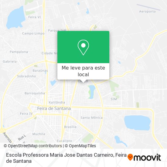 Escola Professora Maria Jose Dantas Carneiro mapa