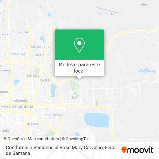 Condominio Residencial Rose Mary Carvalho mapa