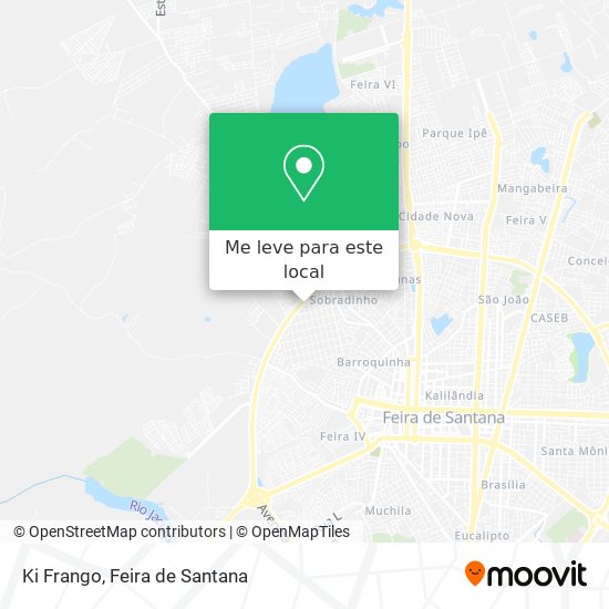 Ki Frango mapa