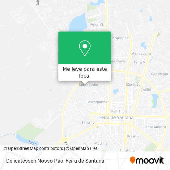 Delicatessen Nosso Pao mapa