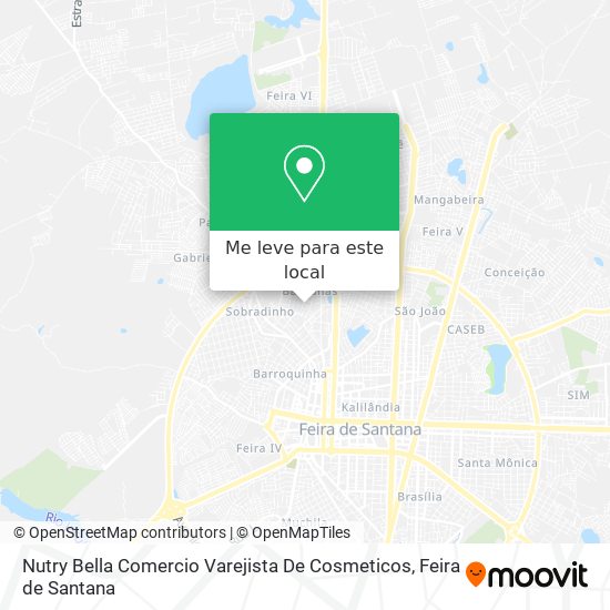 Nutry Bella Comercio Varejista De Cosmeticos mapa