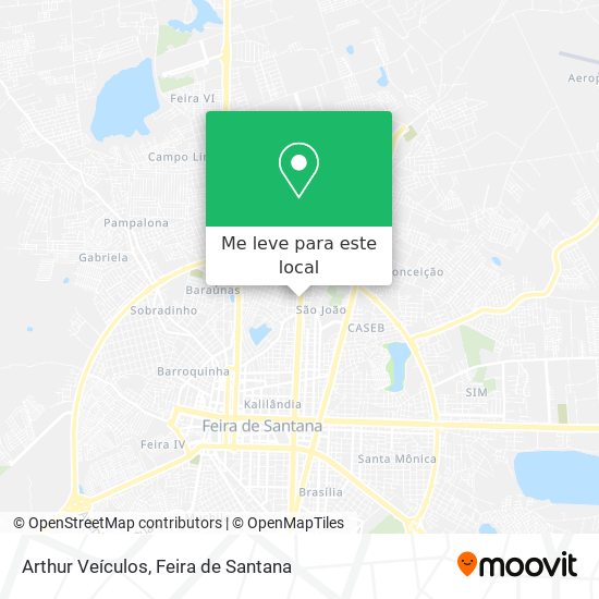 Arthur Veículos mapa
