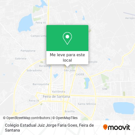Colégio Estadual Juiz Jorge Faria Goes mapa