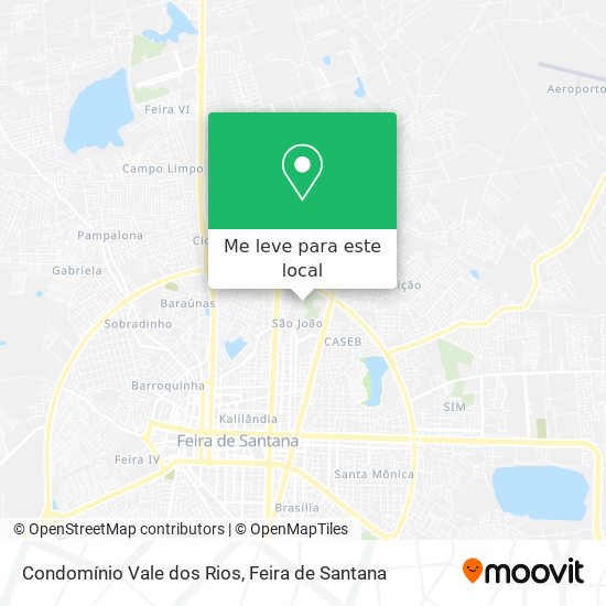Condomínio Vale dos Rios mapa