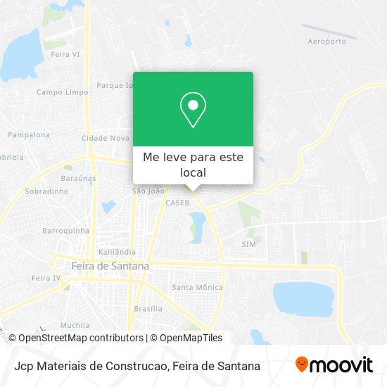 Jcp Materiais de Construcao mapa