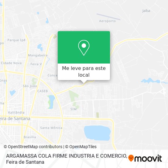 ARGAMASSA COLA FIRME INDUSTRIA E COMERCIO mapa
