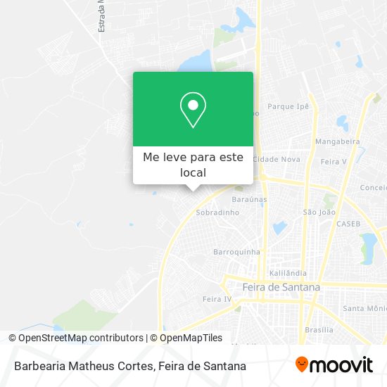 Barbearia Matheus Cortes mapa