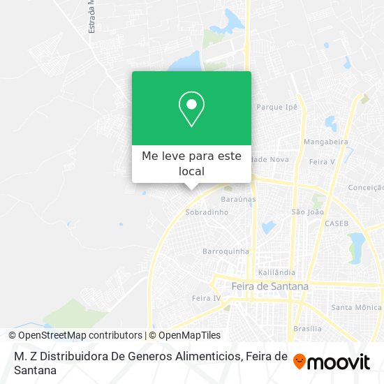 M. Z Distribuidora De Generos Alimenticios mapa
