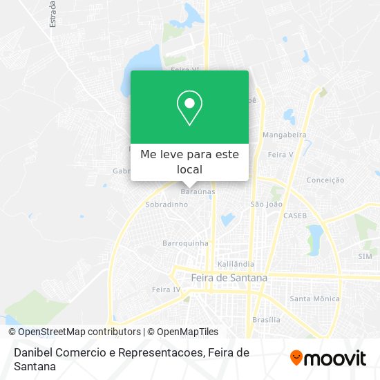 Danibel Comercio e Representacoes mapa
