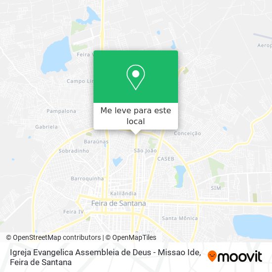 Igreja Evangelica Assembleia de Deus - Missao Ide mapa