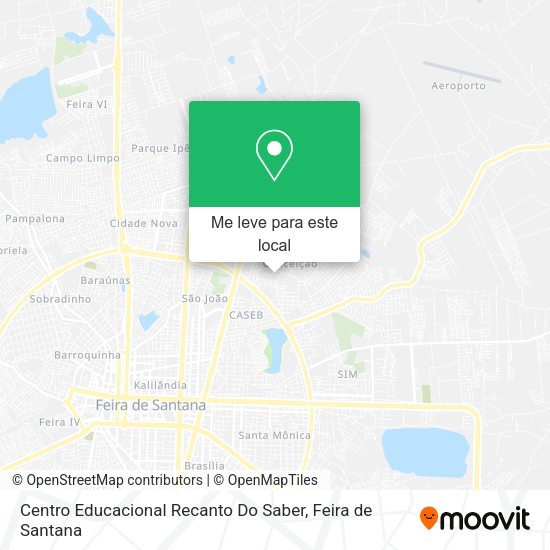 Centro Educacional Recanto Do Saber mapa
