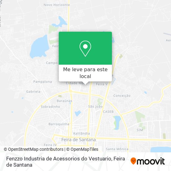 Fenzzo Industria de Acessorios do Vestuario mapa