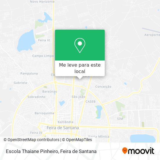 Escola Thaiane Pinheiro mapa