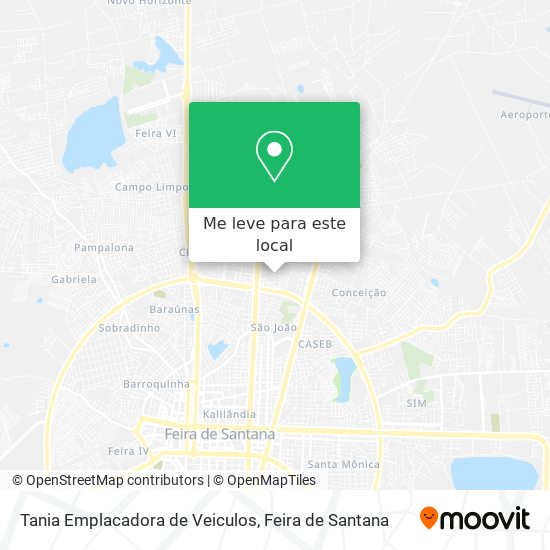 Tania Emplacadora de Veiculos mapa