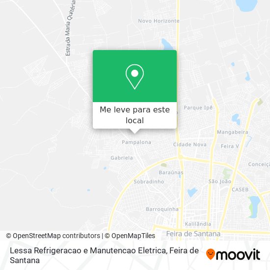 Lessa Refrigeracao e Manutencao Eletrica mapa