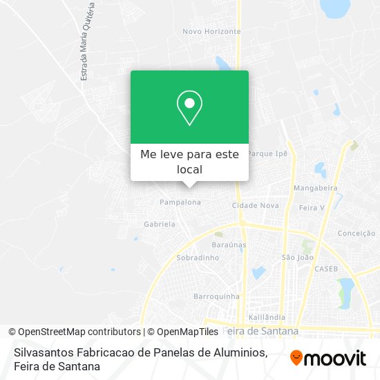 Silvasantos Fabricacao de Panelas de Aluminios mapa