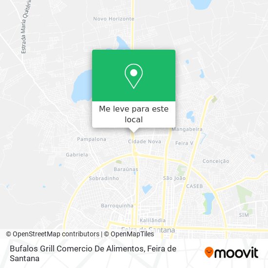 Bufalos Grill Comercio De Alimentos mapa