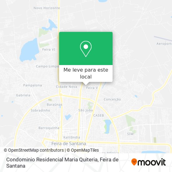 Condominio Residencial Maria Quiteria mapa